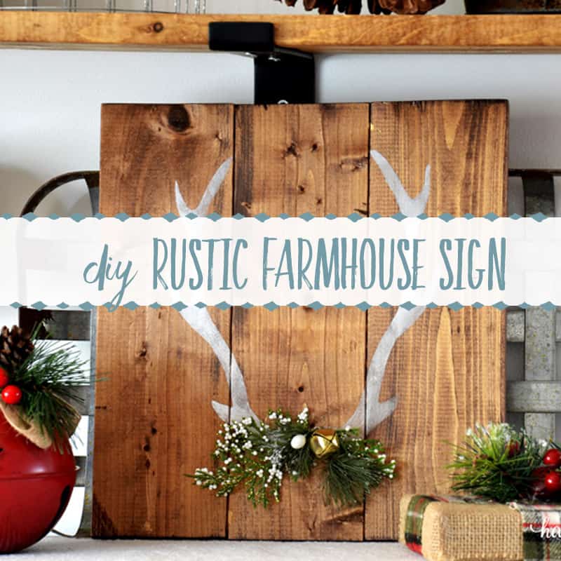 Easy Farmhouse Christmas Sign Project