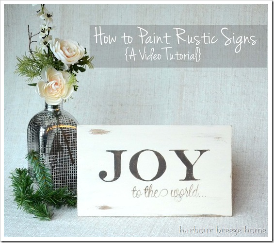 rustic sign with words