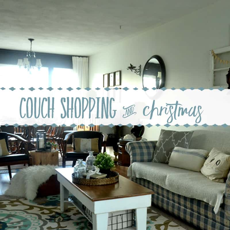 Selecting a Sofa and Holiday Styling Ideas