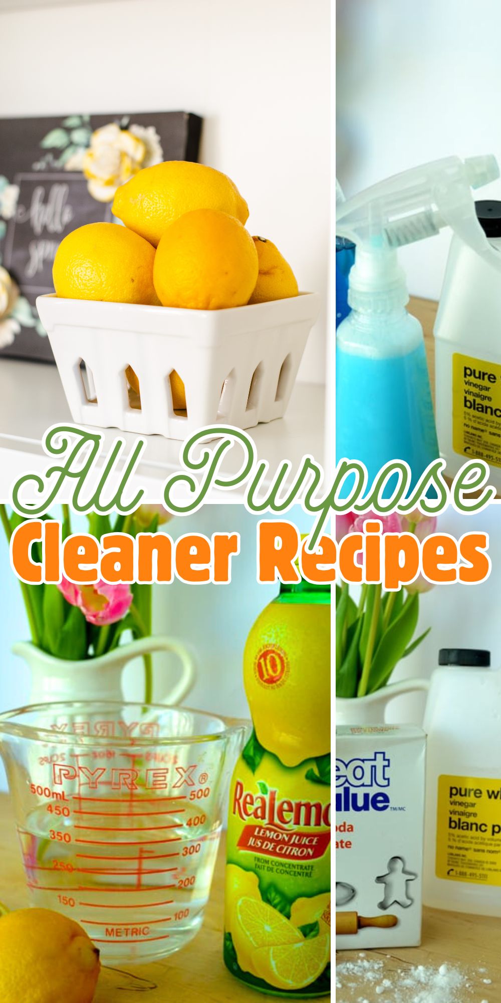 3 All Purpose Cleaner Recipes for Your Home