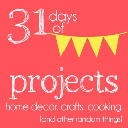 A Month of Creative Home Tasks