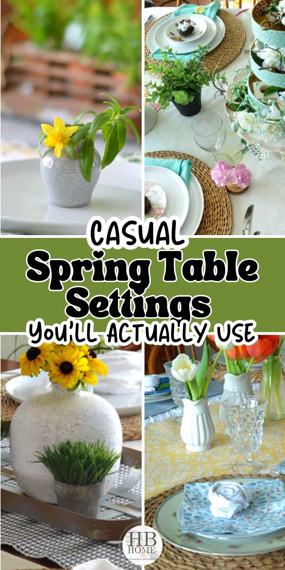 Quick & Simple Spring Table Decor Ideas for Everyday and Entertaining