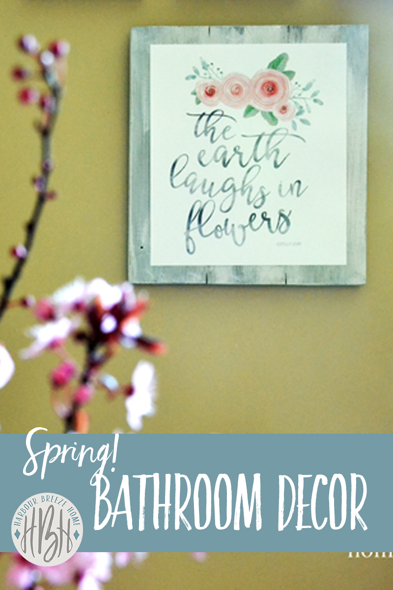 spring bathroom decor at Bildirimlerim