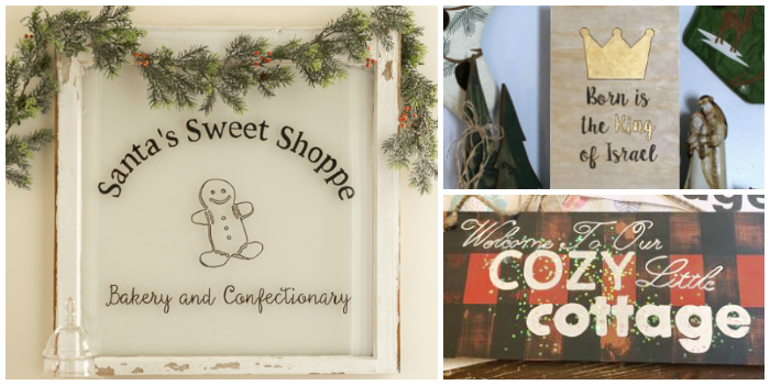 Best DIY Holiday Ideas Signs 2