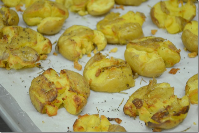 smashed potatoes