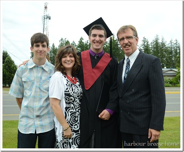 Celebrating Joel's Graduation Day