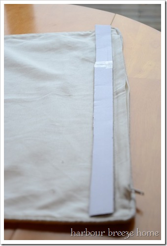 white cardboard piece
