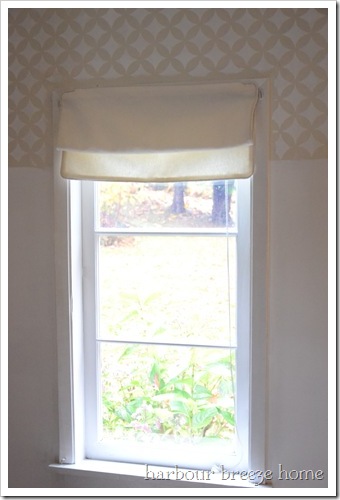 faux roman shade