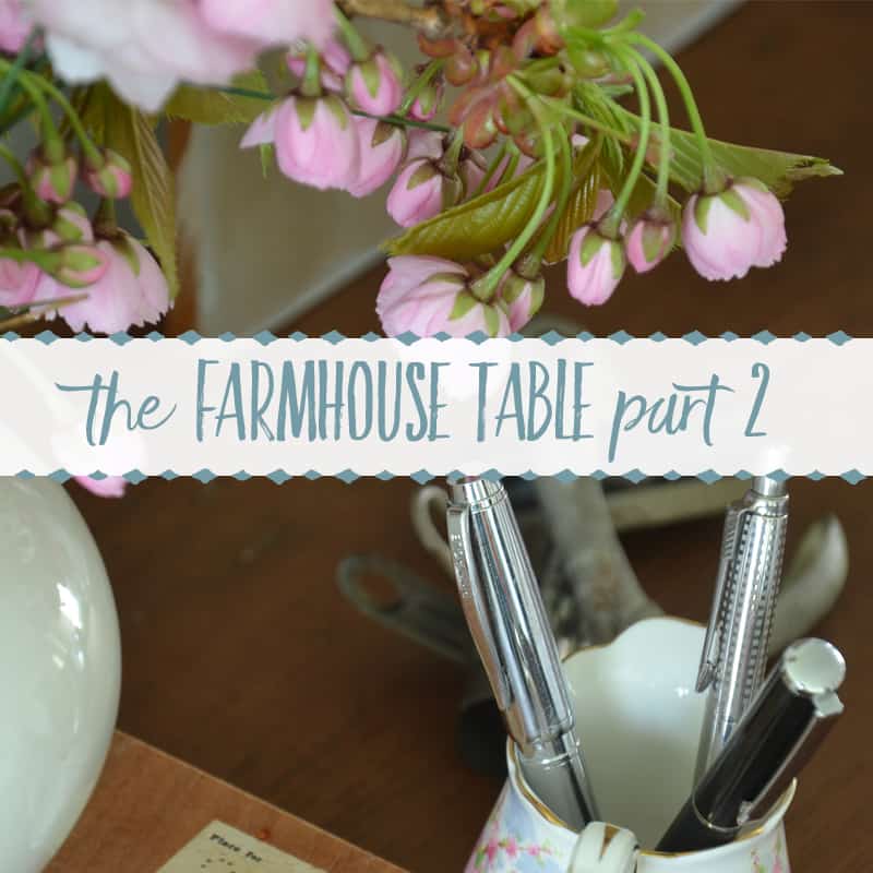 Farmhouse Table Transformation with Country Chic Paint