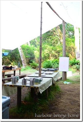 buffet table