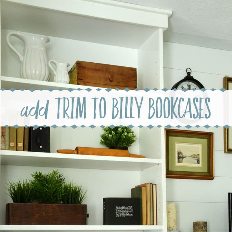 Enhancing Ikea Billy Bookcase with Moulding