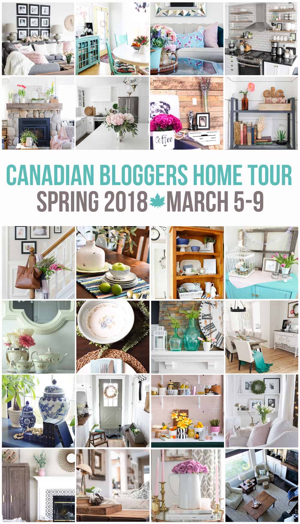How to Add Spring to Your Small Living Room: The Canadian Bloggers SPRING Home Tour