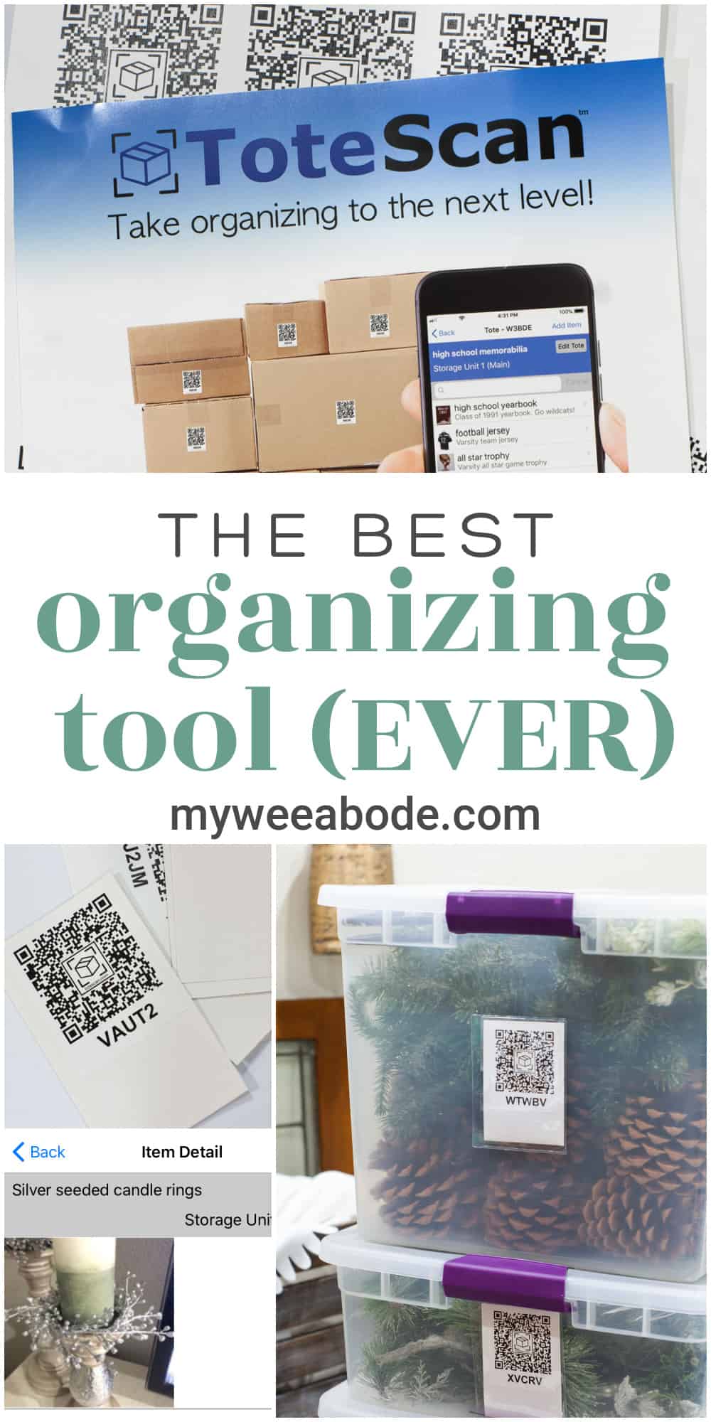 best organization tool ever collage of organizing images
