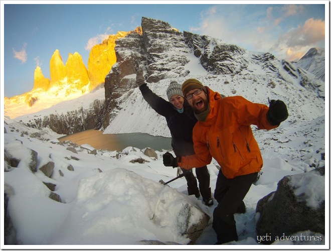 glowing mountain