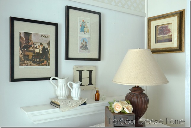 neutral entryway vignette close up ps