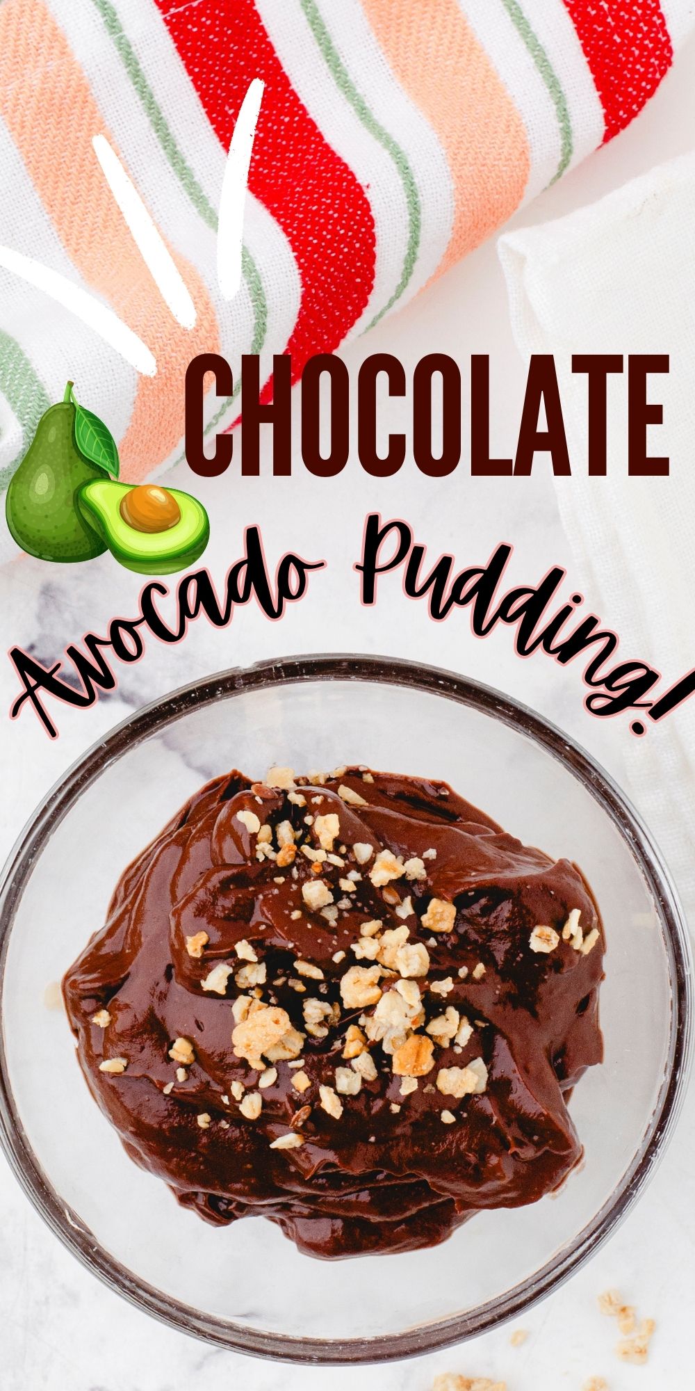 Smooth & Creamy Avocado Chocolate Pudding