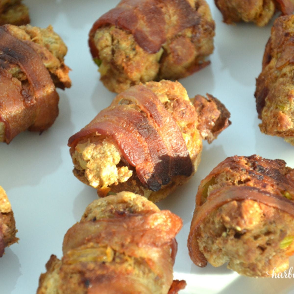 Bacon Wrapped Stuffing Bites: Make-Ahead Appetizer