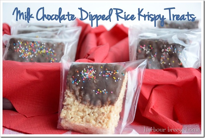 rice krispys with words