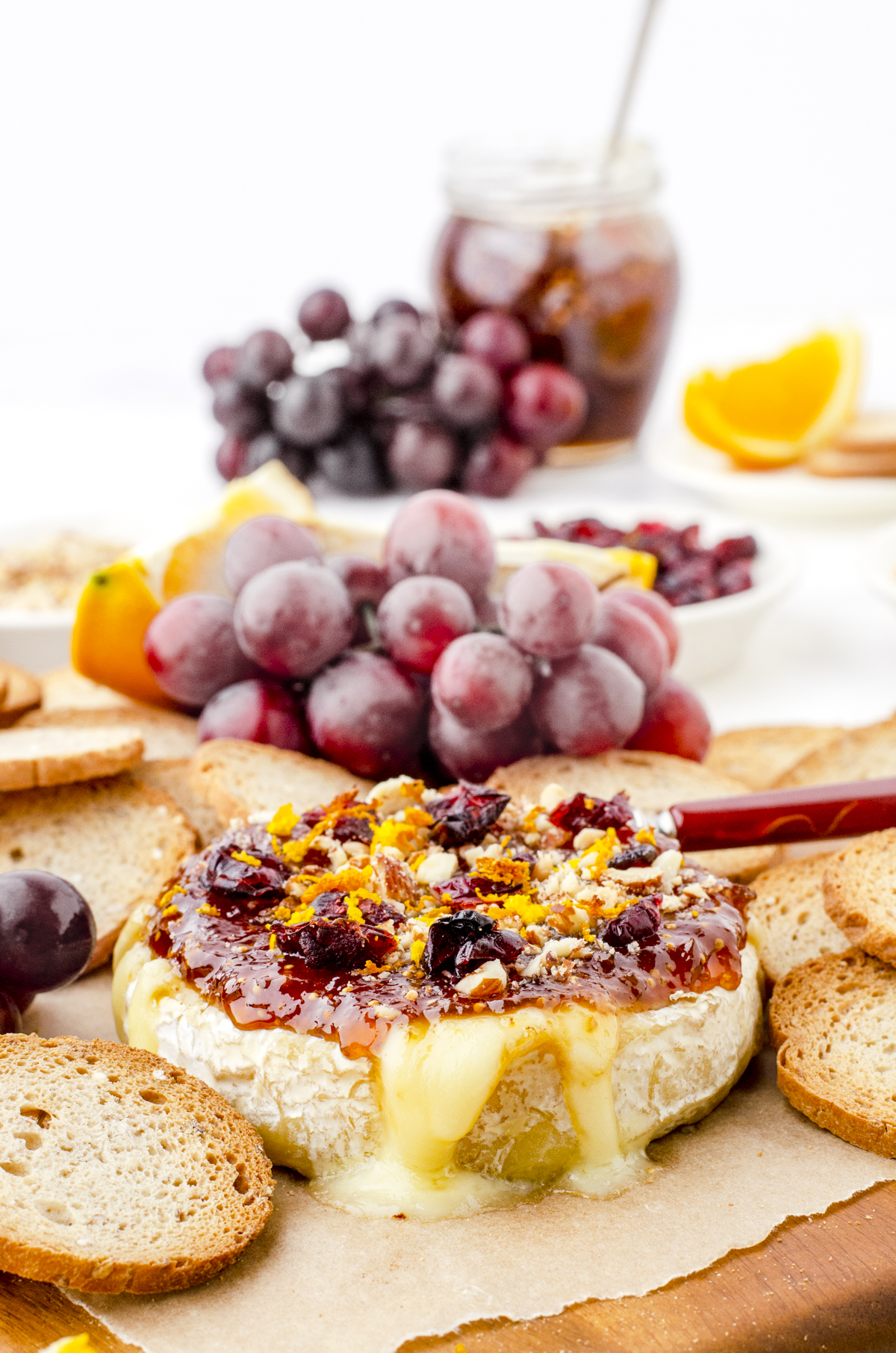 Baked Brie with Fig Jam & Cranberries – An Easy & Elegant Appetizer Recipe