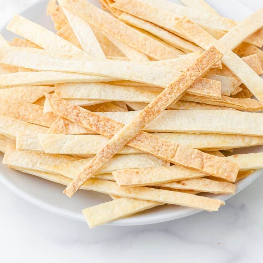 How to Make Crispy Baked Tortilla Strips