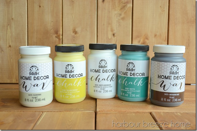 Cheerful Wood Signs with Folkart Chalk