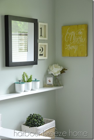 bathroom vignette