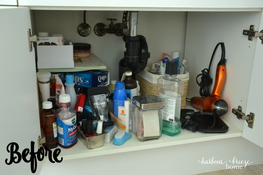Bathroom Vanity Organization