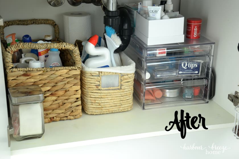 Bathroom Vanity Organization