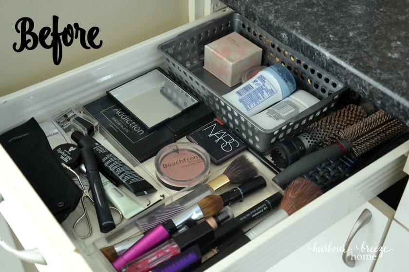 Bathroom Vanity Organization