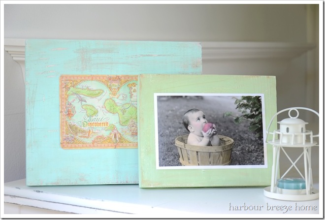 beach cottage {faux} frames