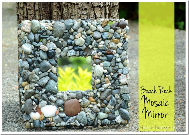 Stone Mosaic Mirror Craft for Mother and Daughter