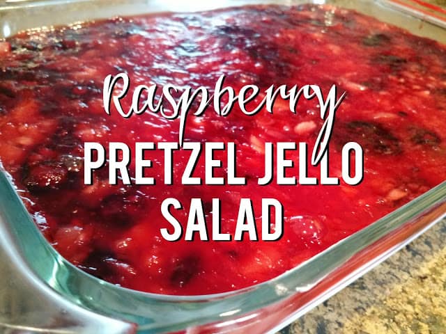 Image for Raspberry Pretzel Jello Salad