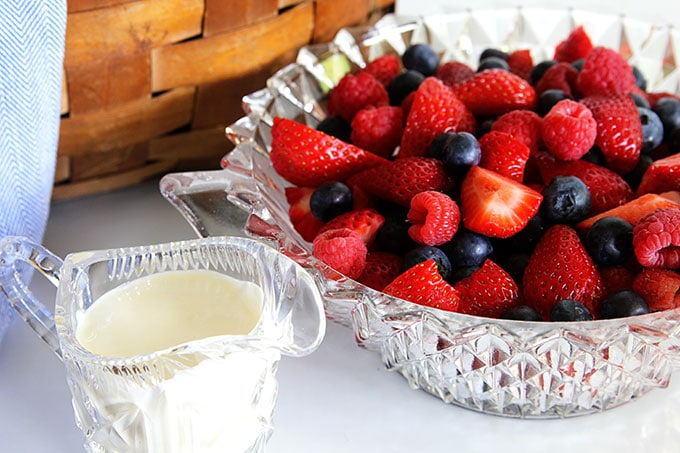 Image for Mixed Berry Salad With Honey Citrus Dressing