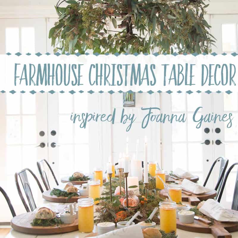 Farmhouse Table Decor Ideas for Christmas