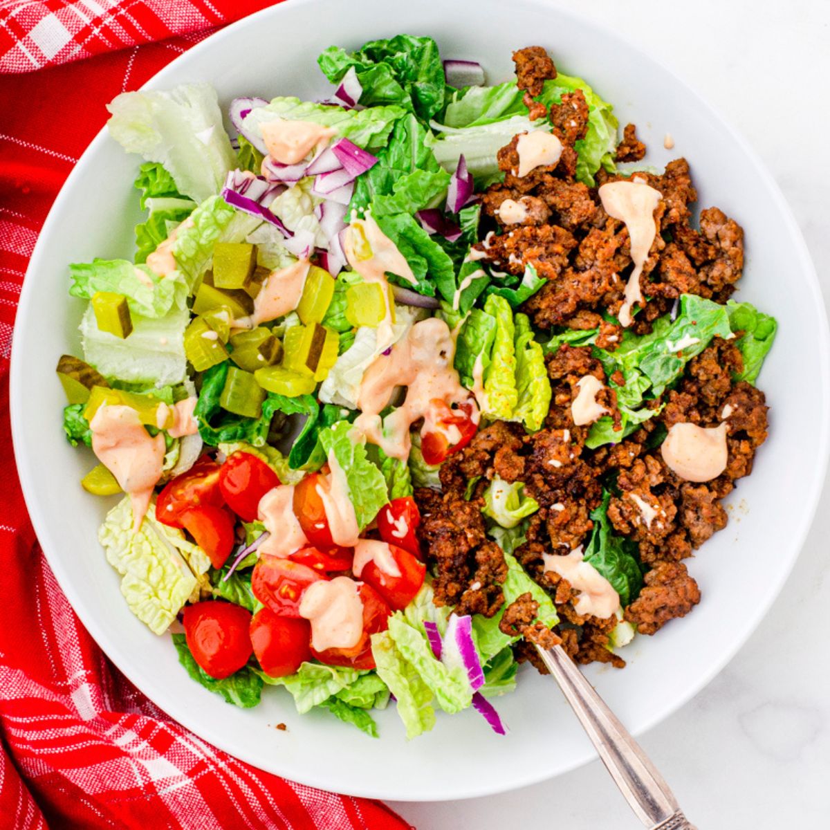 Big Mac Flavor Salad Recipe for Bildirimlerim