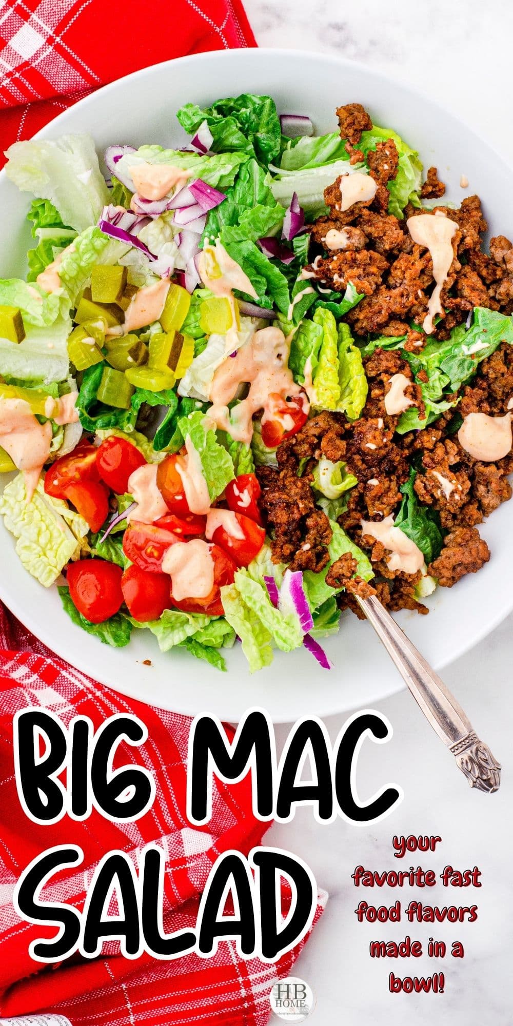 Big Mac Salad Recipe (Easy Big Mac in a Bowl!)