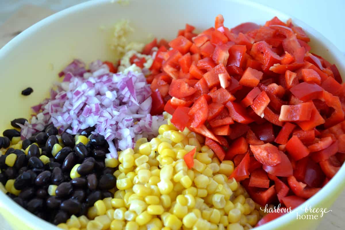 black bean salad ingredients