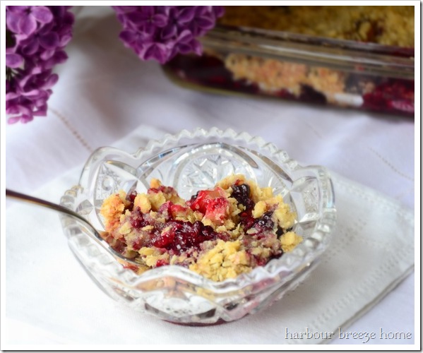 blackberry crisp