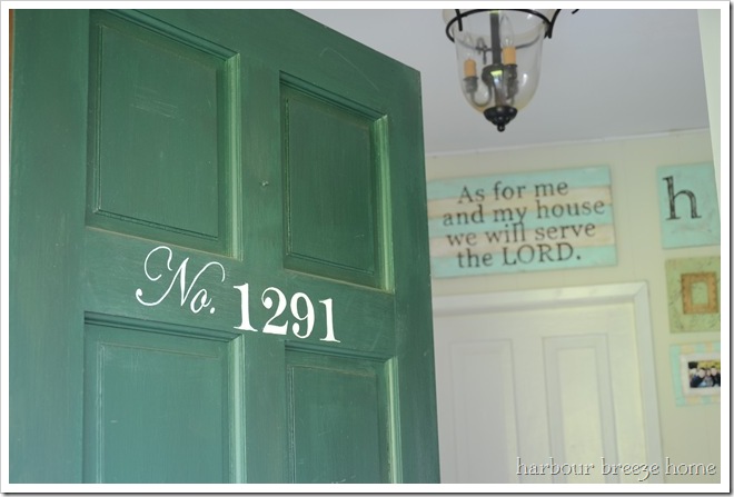 front door to entryway