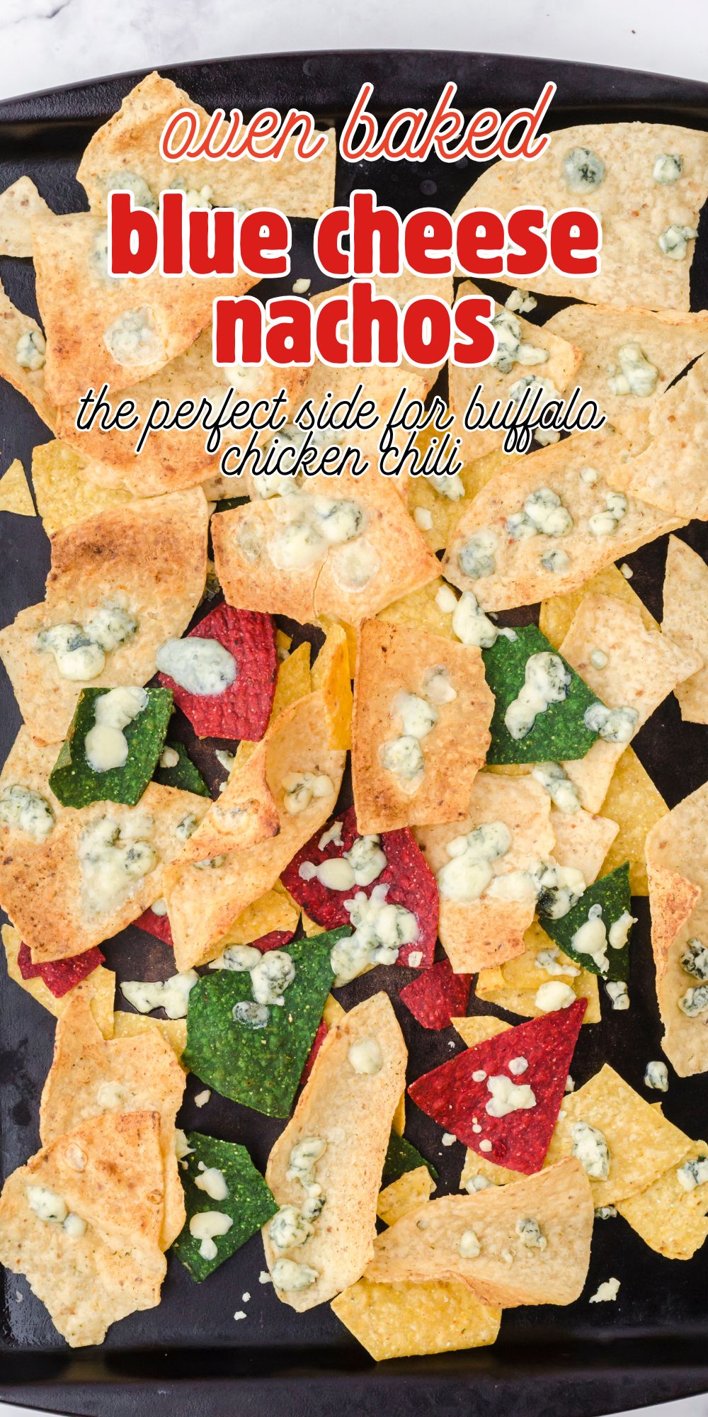 Blue Cheese Nachos- A Flavorful Side for Spicy Soups & Wings