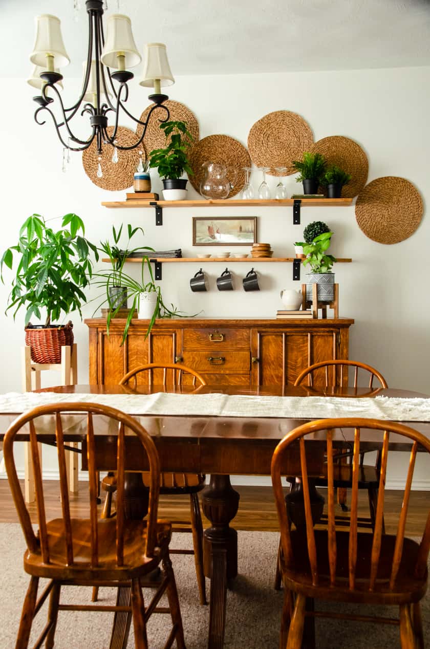 dining room decorated with boho dining room decor