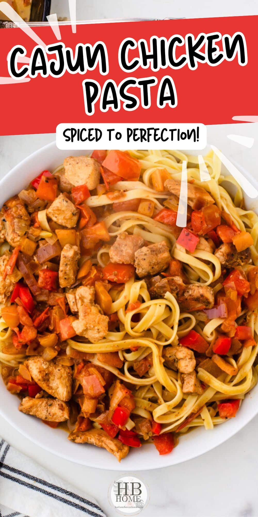 Creamy Cajun Chicken Pasta