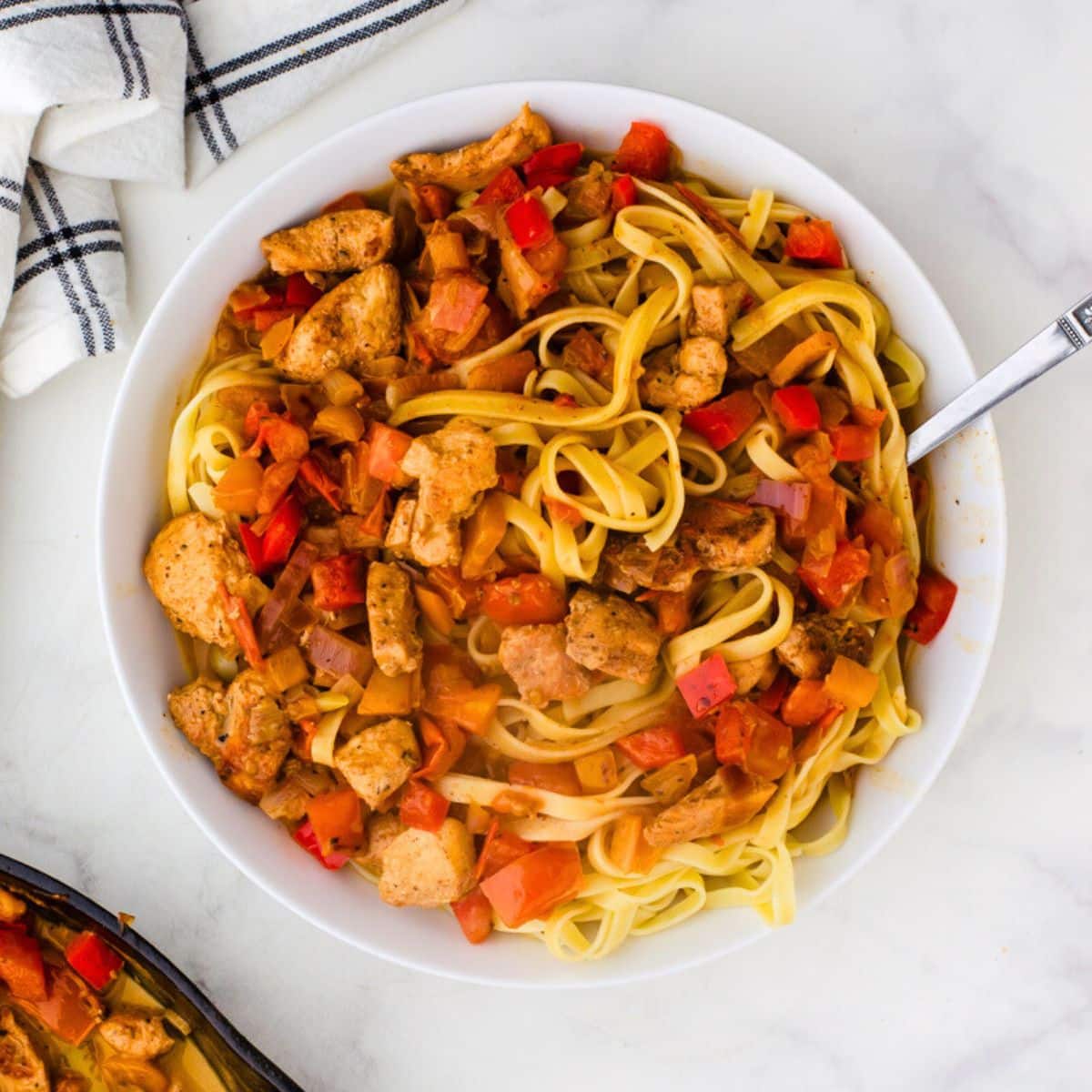 Spicy Cajun Chicken Pasta Delight