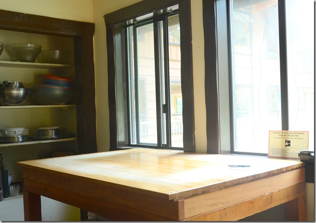 butcher block table