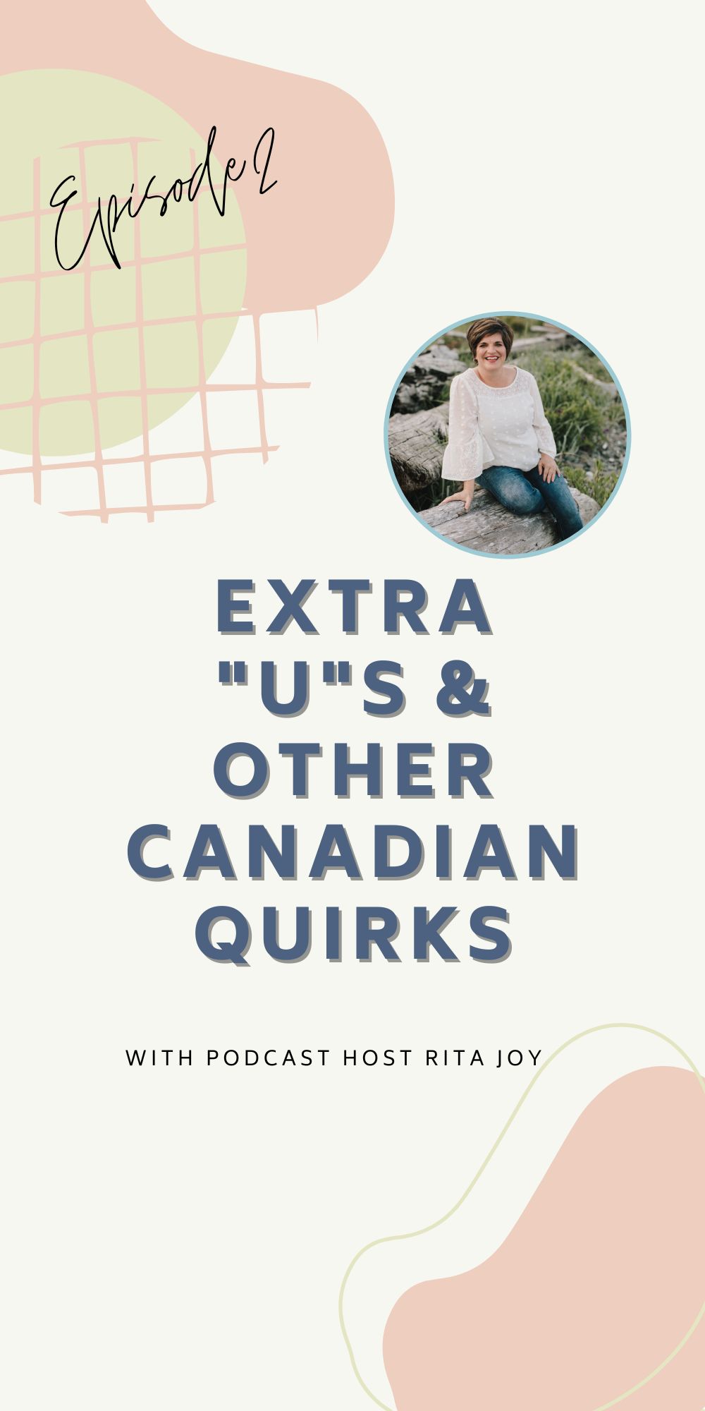 Pinterest pin of podcast title