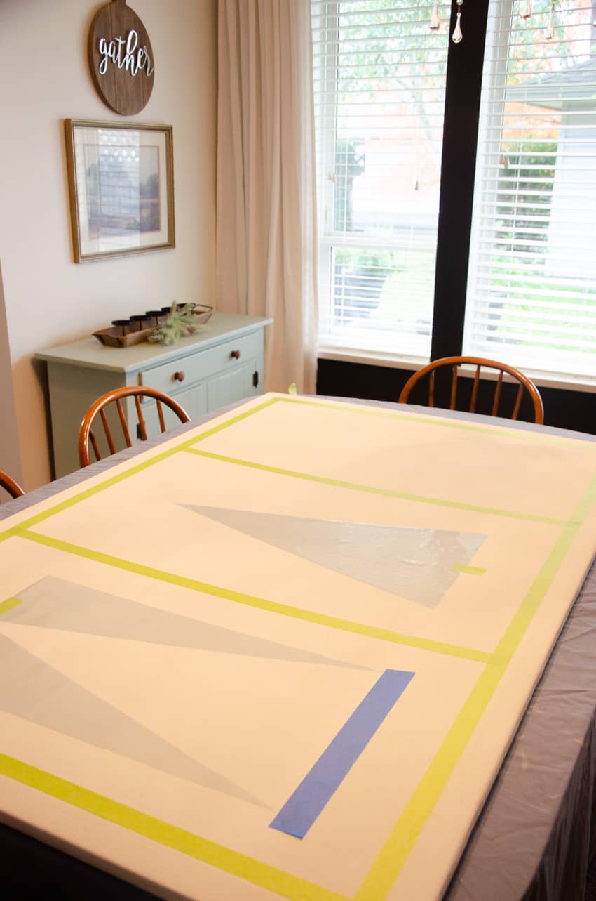 DIY Canvas Wall Art that Lights Up for Christmas