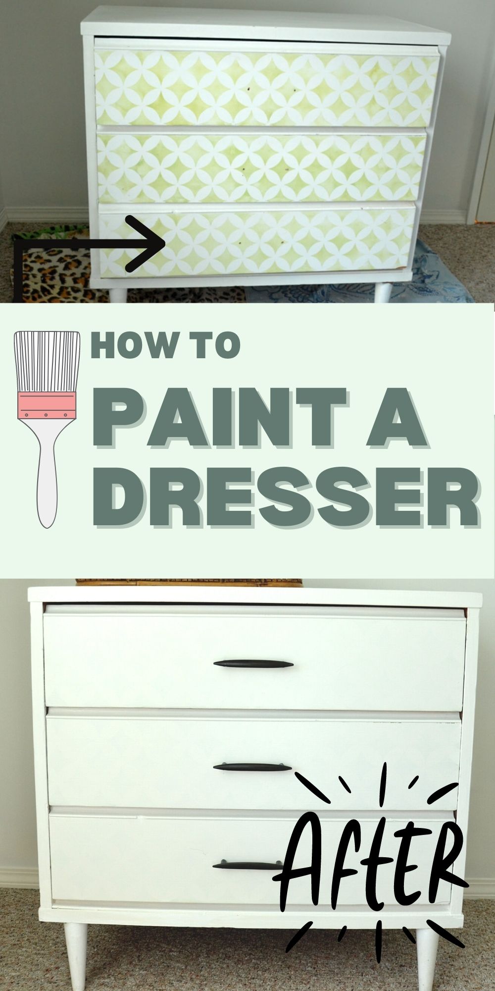 Cheater Tricks to Paint a Dresser QUICK!