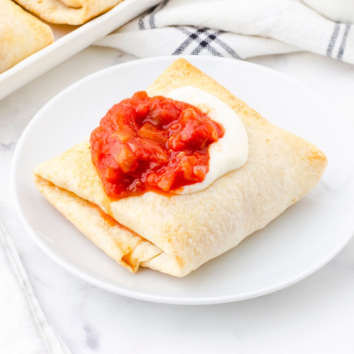 Easy Baked Chicken Chimichangas for Dinner