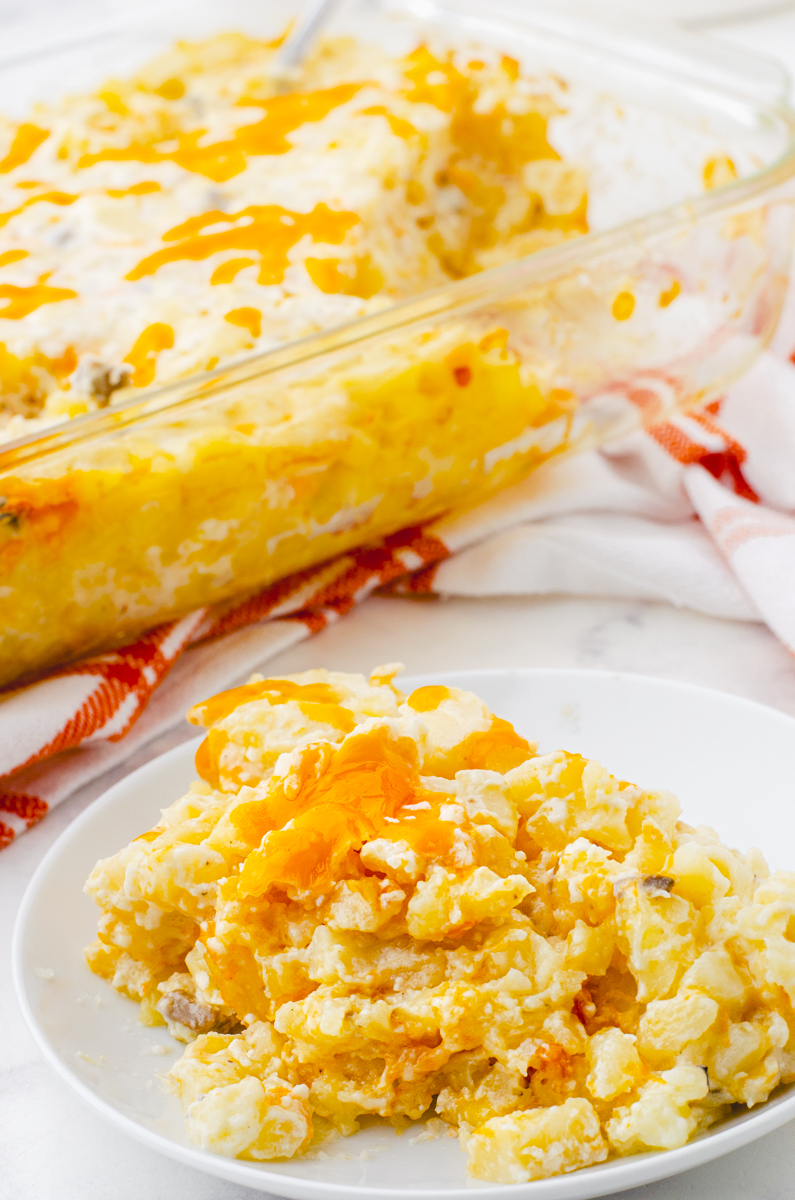 Cheesy Potatoes Recipe with Hash Browns