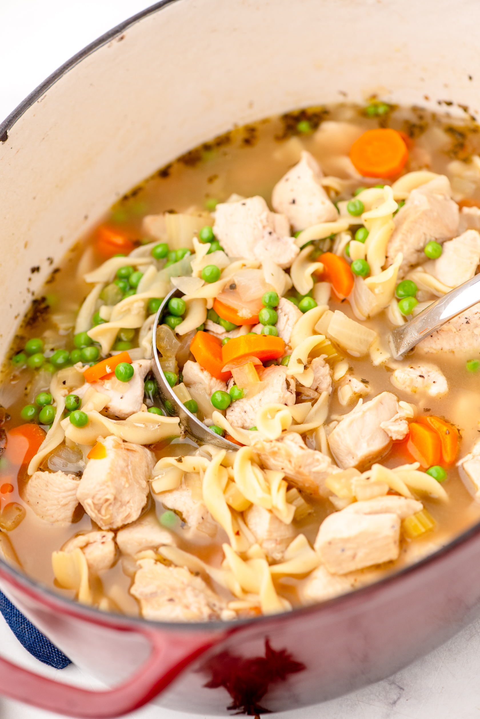 Comforting Chicken Noodle Soup: Easy Recipe with Chicken Breasts and a Secret Ingredient!